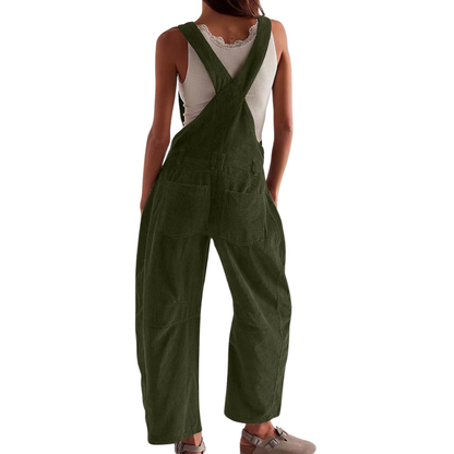 Wide leg overalls jumpsuit for women | Rosalyn