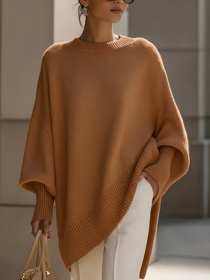 Effortless oversized everyday poncho coat for women | Mandy -8