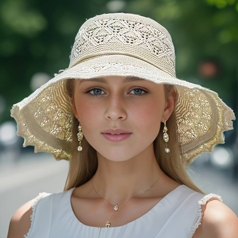 Fashionable wide-brimmed hat for women | Lyla -2