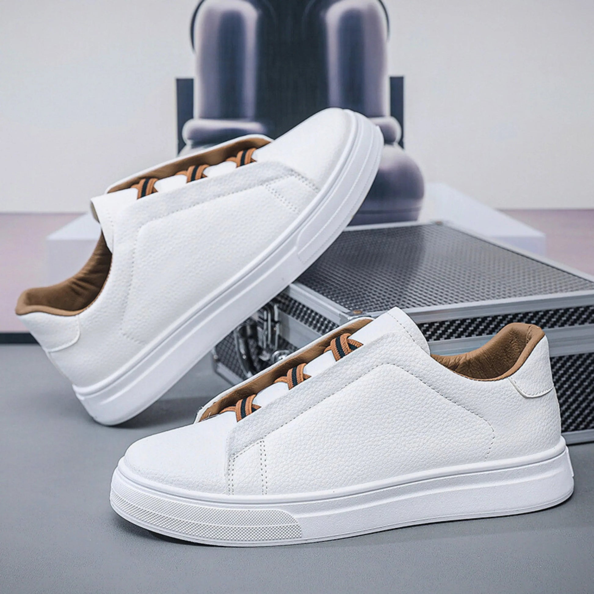 Classic leather everyday trainers for men | Vera -2