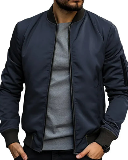 Jacket bomber elegant for men | Confort Intemporel -1