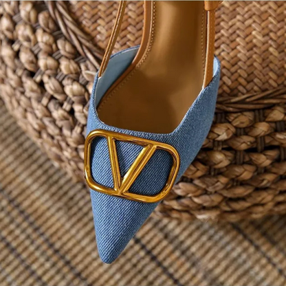 Celeste slingback stiletto heel for women | Valentina -8