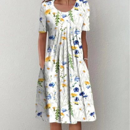 Soft everyday tummy-coverage comfort dress for women | Gigi -2