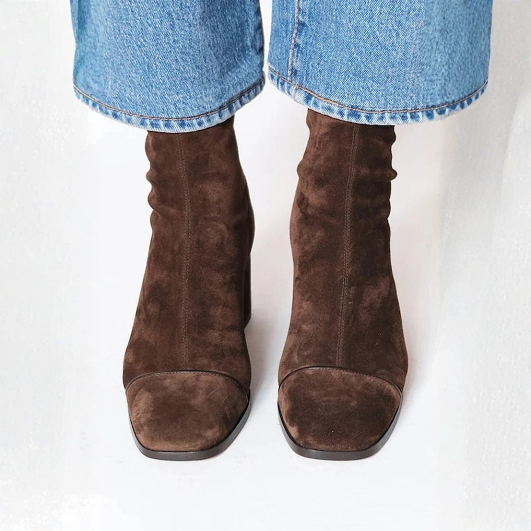 Elegant comfort heel everyday boots for women | Yvonne -2