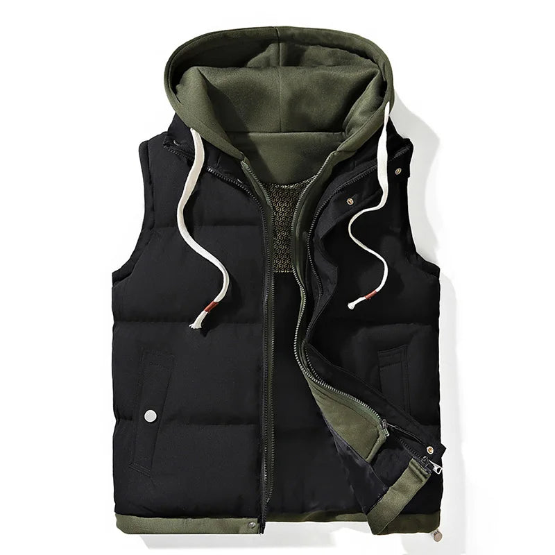 Soft shell hooded puffer for men | Arlo -5