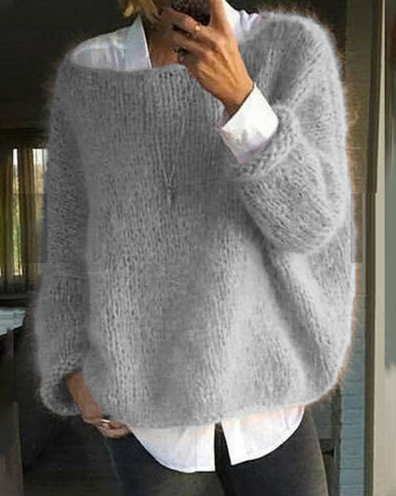 Cosy long-sleeve jumper for women | Marielle -2