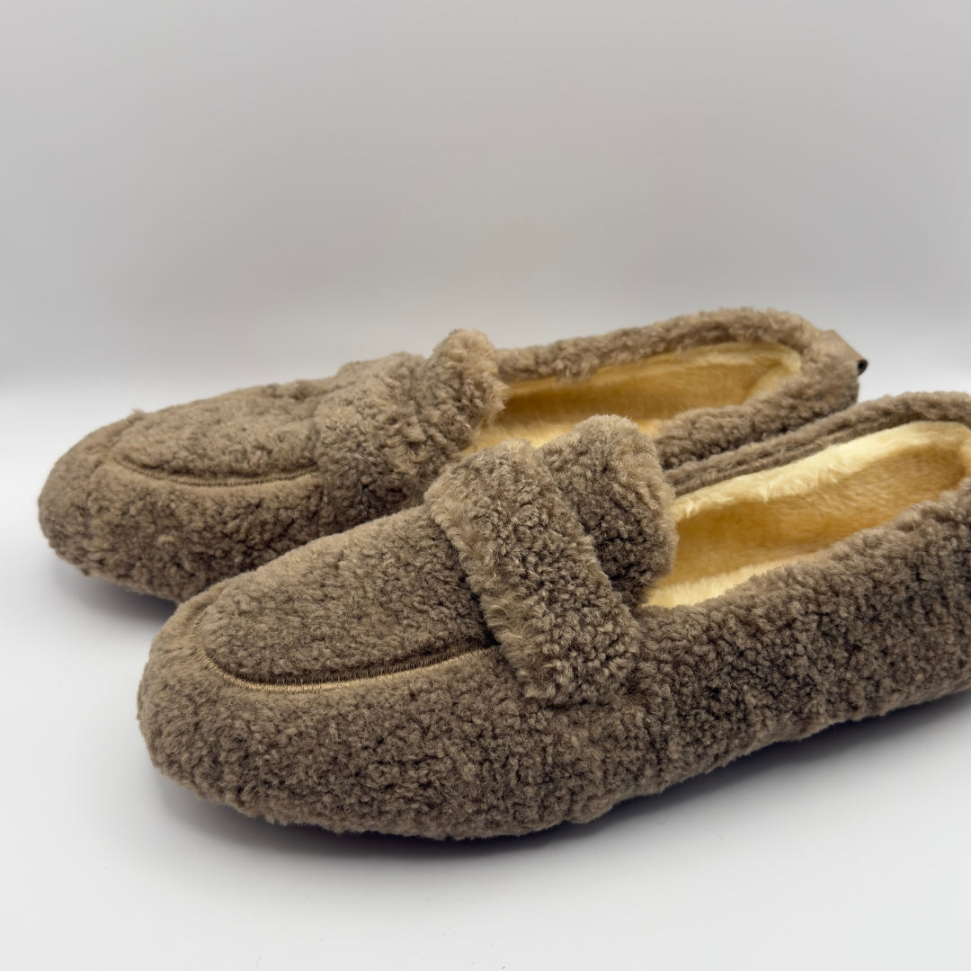 Cosy elegant winter loafers for women | Selene -7
