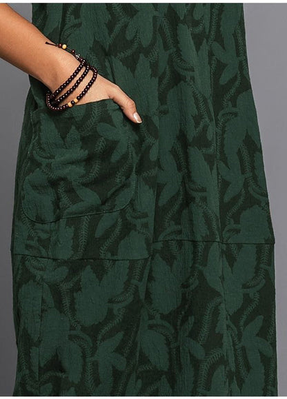 Relaxed floral midi dress for women | Amara -3