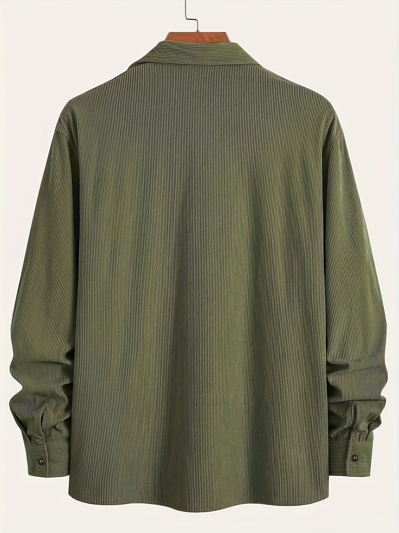 Classic textured cord everyday overshirt for men | Ellison -14