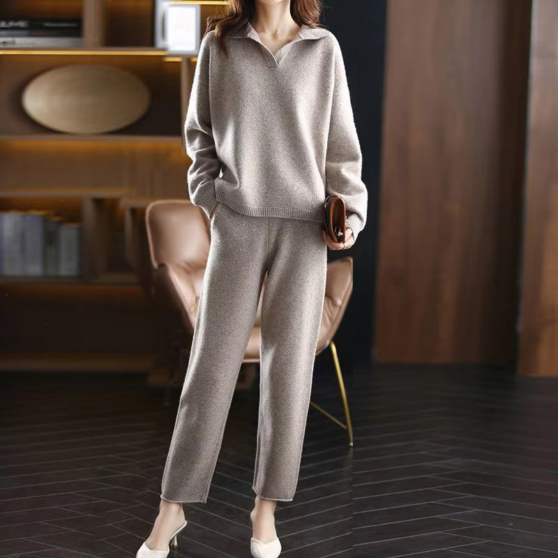 Elegant two-piece lounge set for women | Selene -7