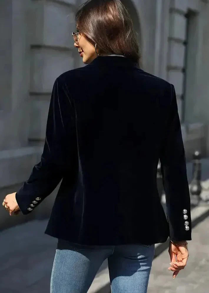 Blazer elegant fitted style polyvalent for women -2