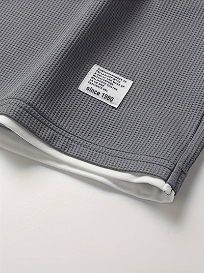 Waffle knit lounge set for men | Ardent -6
