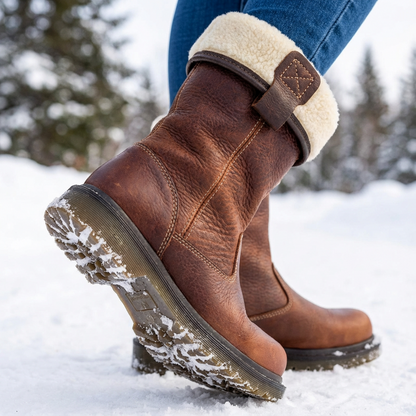 Cosy fur-lined warm winter boots for women | Valerie -3