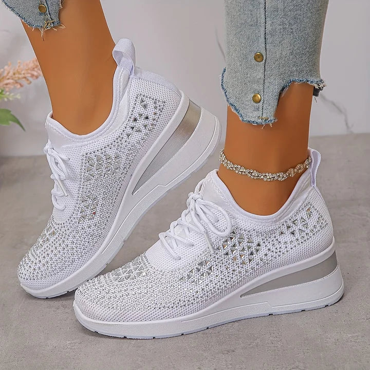 Aurelle supportive everyday walking trainers for women