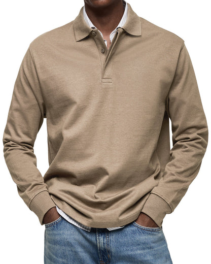 Vintage long-sleeve everyday casual shirt for men | Oscar -7