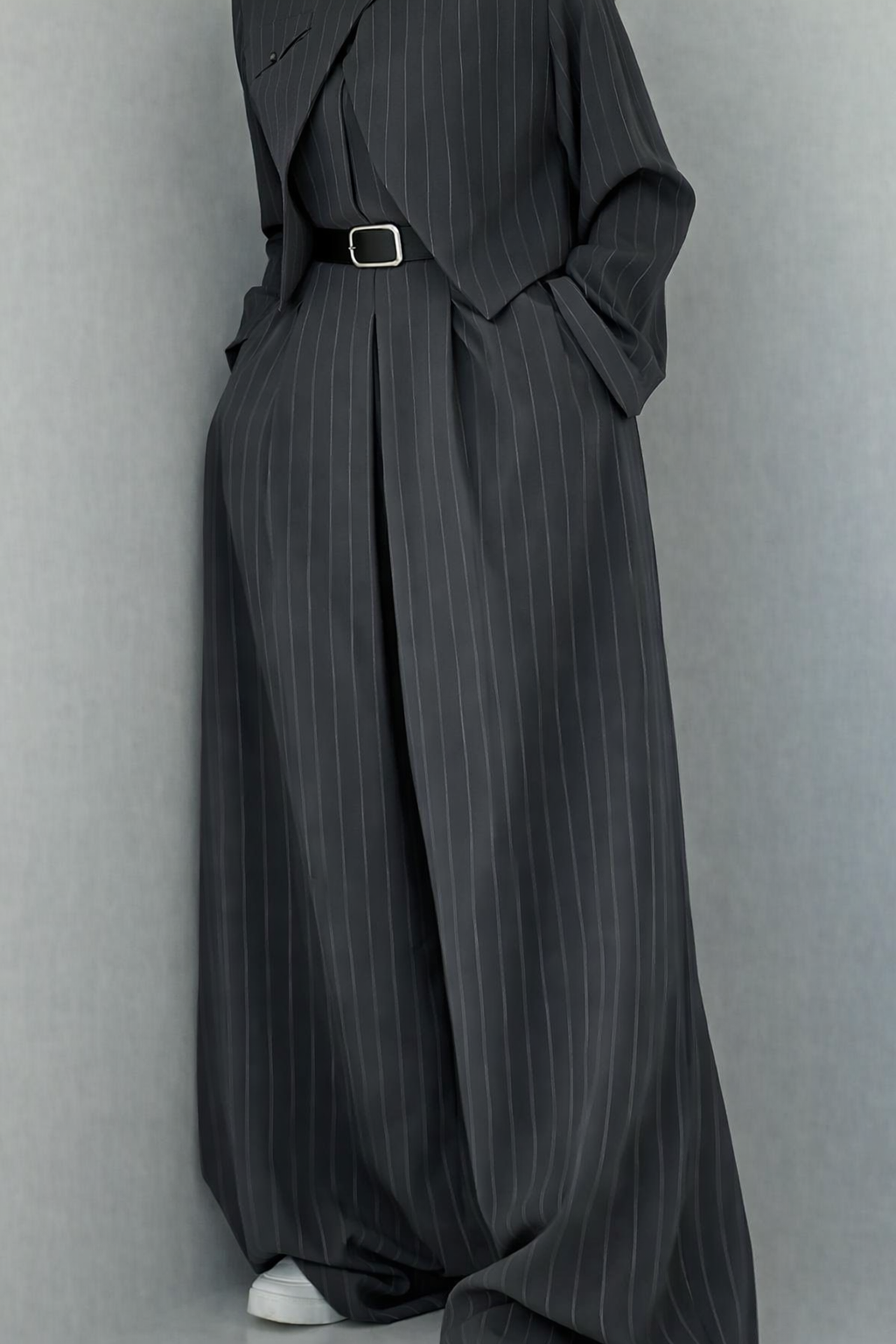 Chic bustier jumpsuit jacket for women | Selene -4