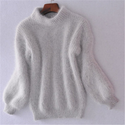 Loose-fit knit wool jumper for women | Aurelia -4