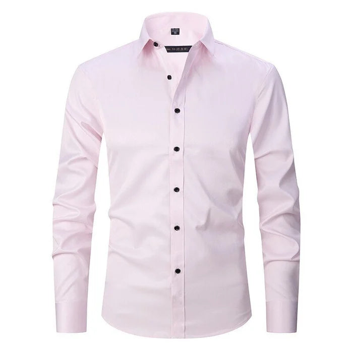Aurelle Liam premium stretch button-up shirt for men