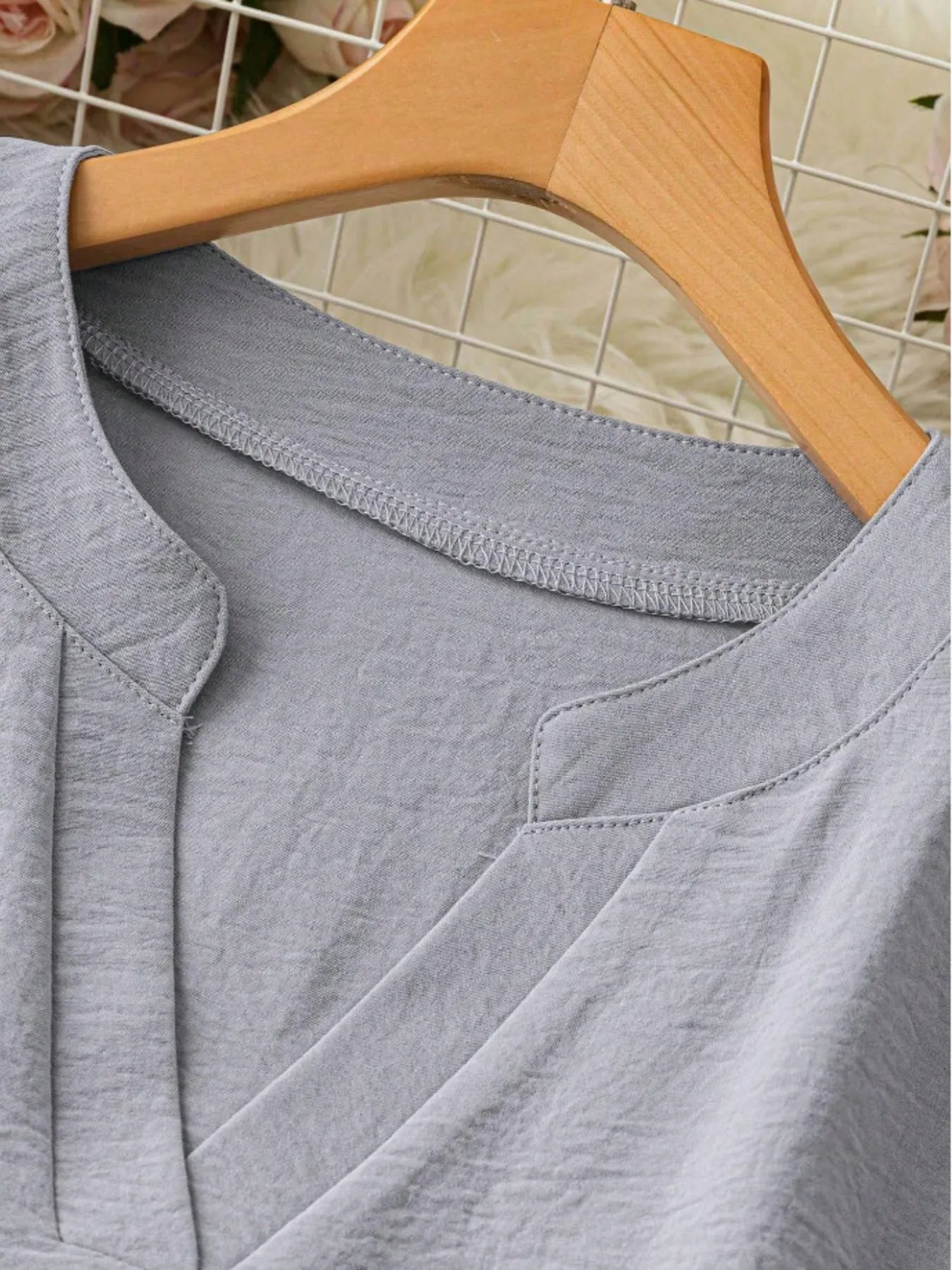 Chemisier long blouse for women -5
