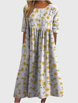 Elegant flowing dress for women -7