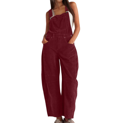 Wide leg overalls jumpsuit for women | Rosalyn