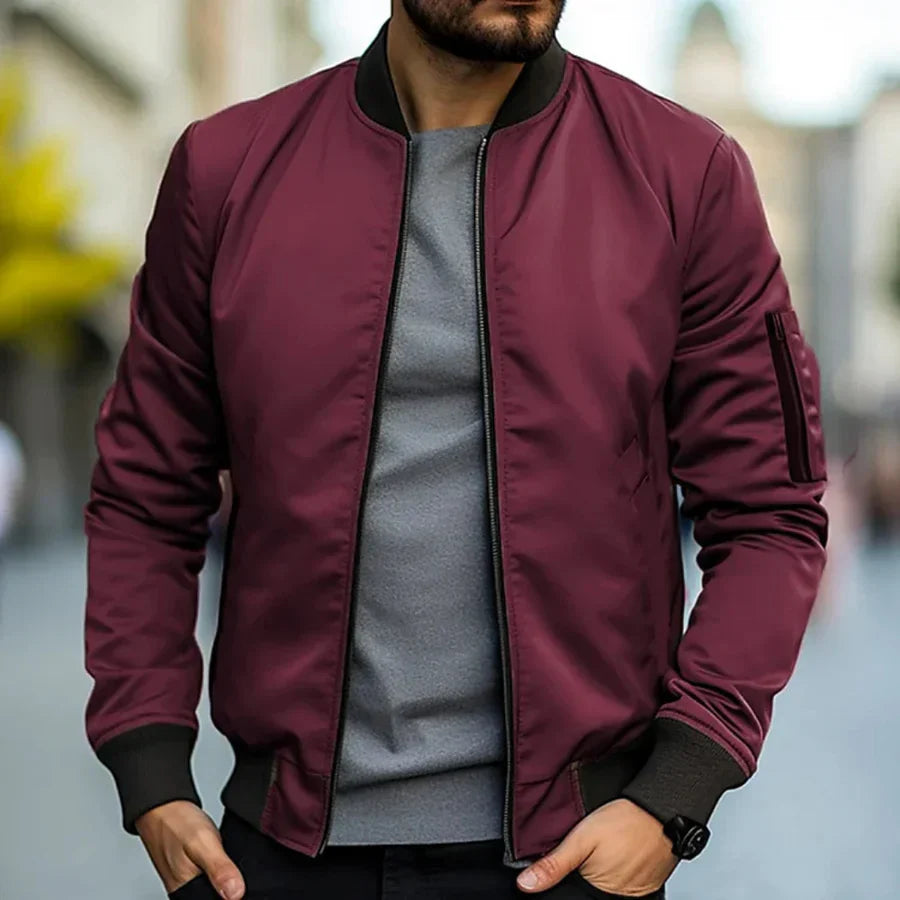 Jacket bomber elegant for men | Confort Intemporel -4