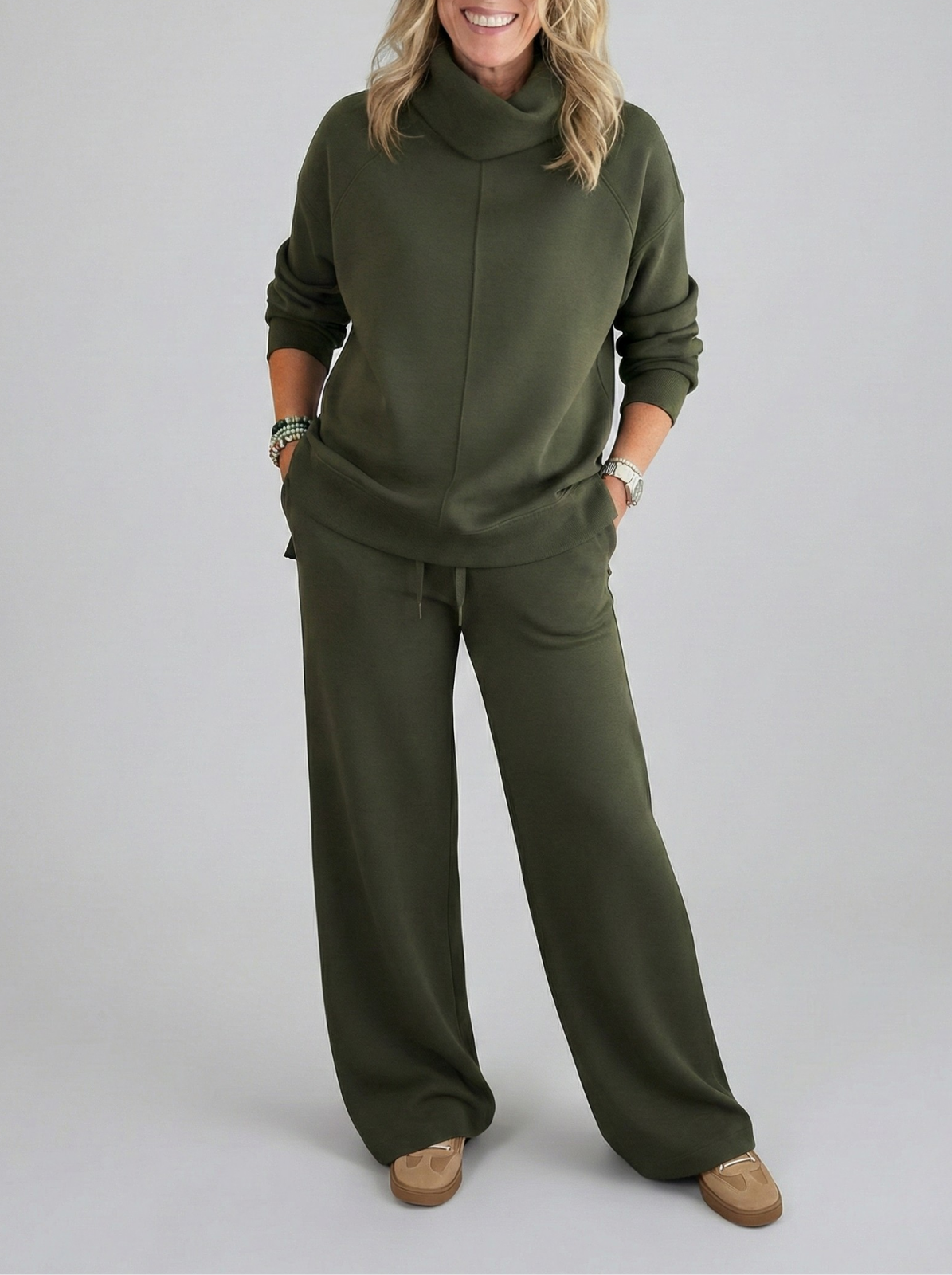 Soft elegant everyday co-ord set for women | Cecilia -3