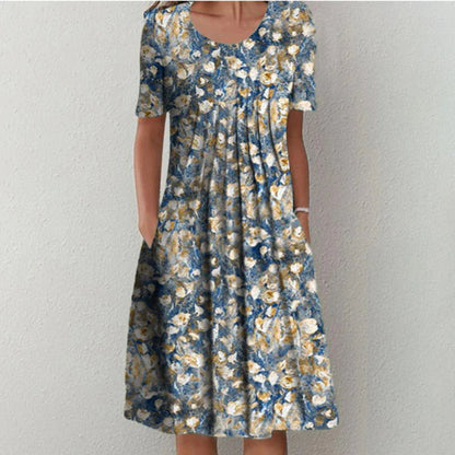 Soft everyday tummy-coverage comfort dress for women | Gigi -3