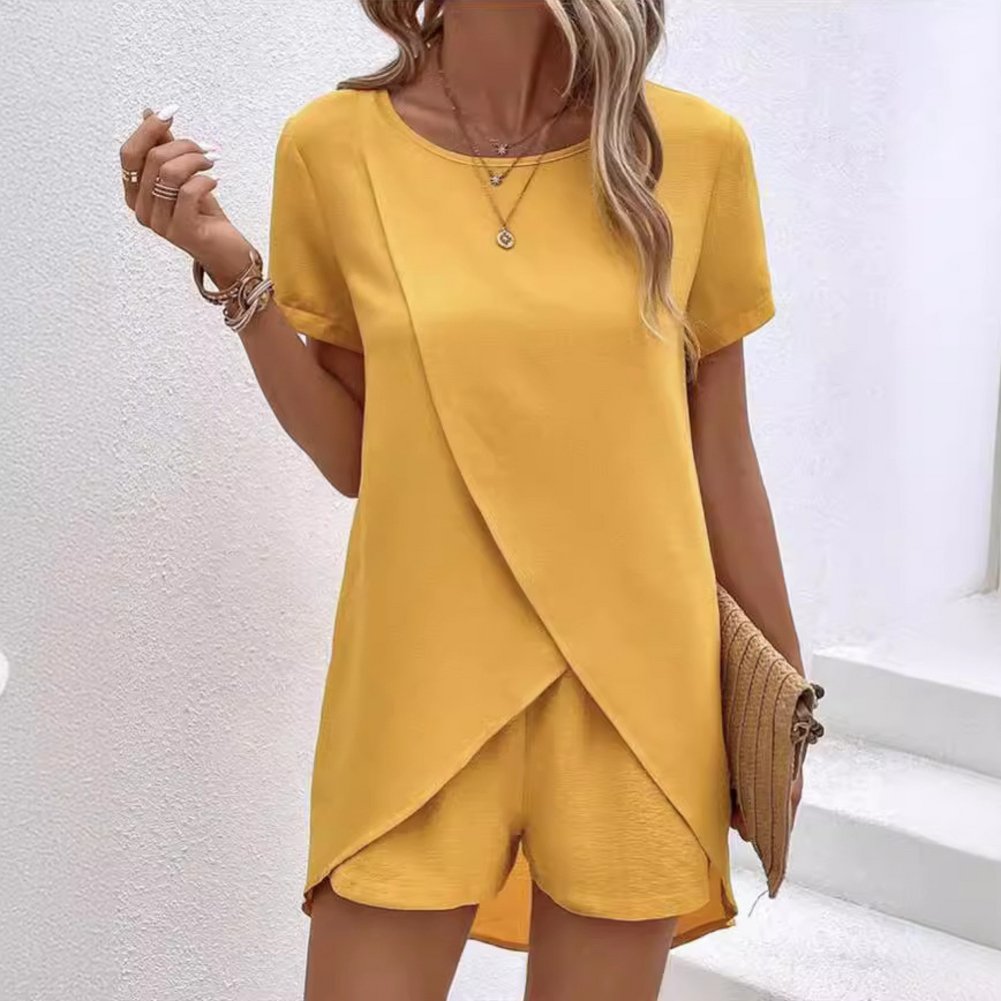 Elegant summer co-ord lounge set for women | Amalia