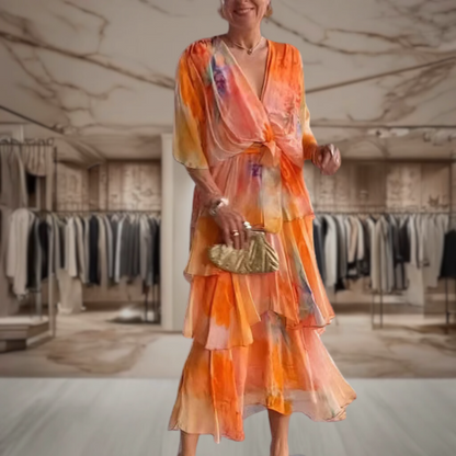 Amira wrap dress for women -3