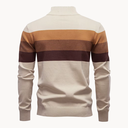 Classic quarter-zip everyday jumper for men | Burk -18