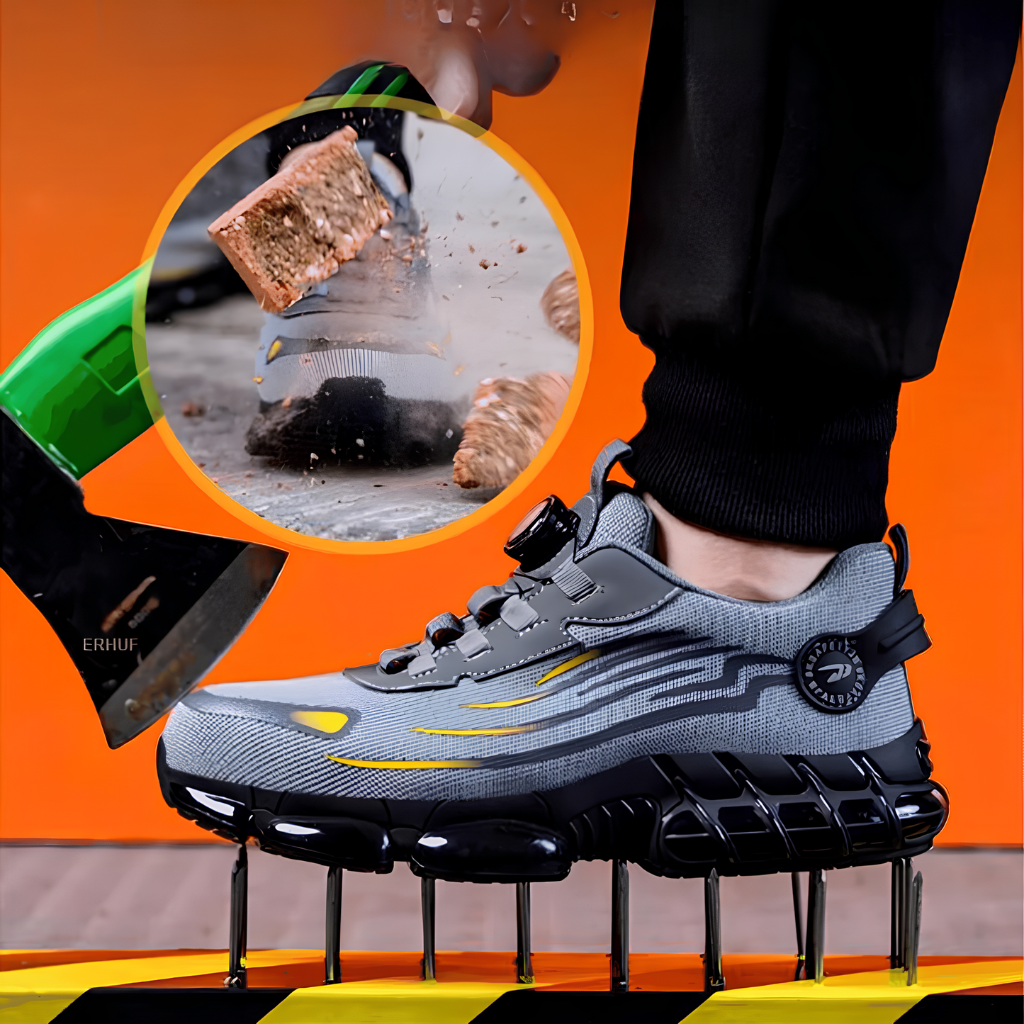 Steelguard ultra-light durable safety shoes for men -2