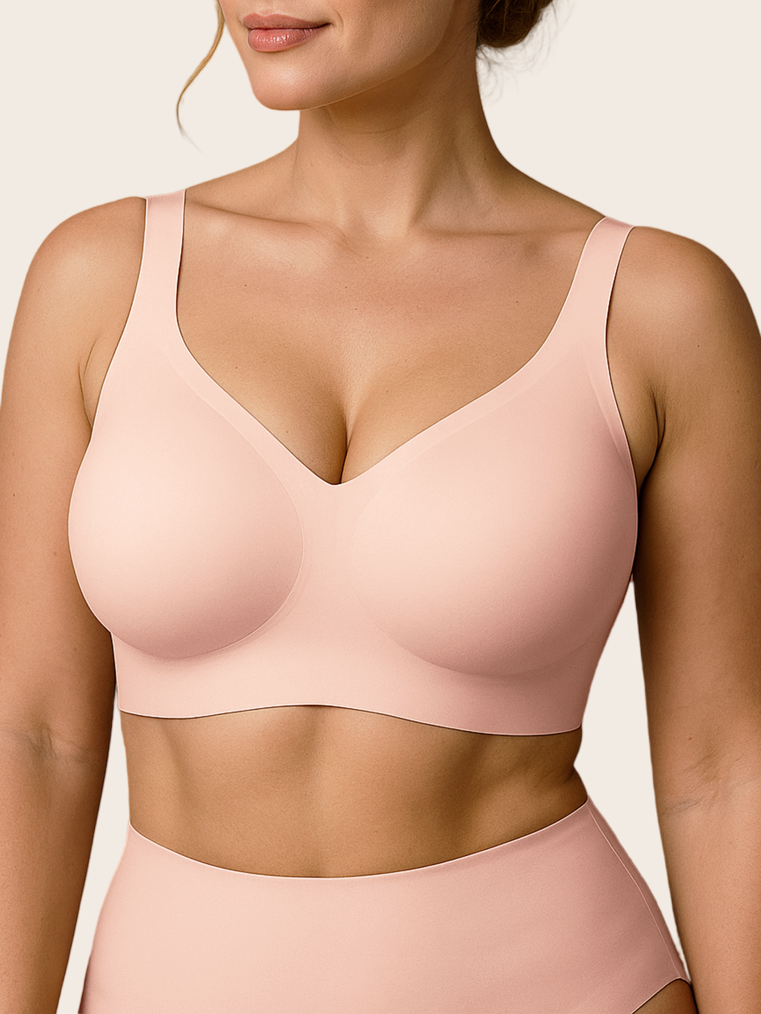 Eloria wire-free bra seamless comfort piece for women -5