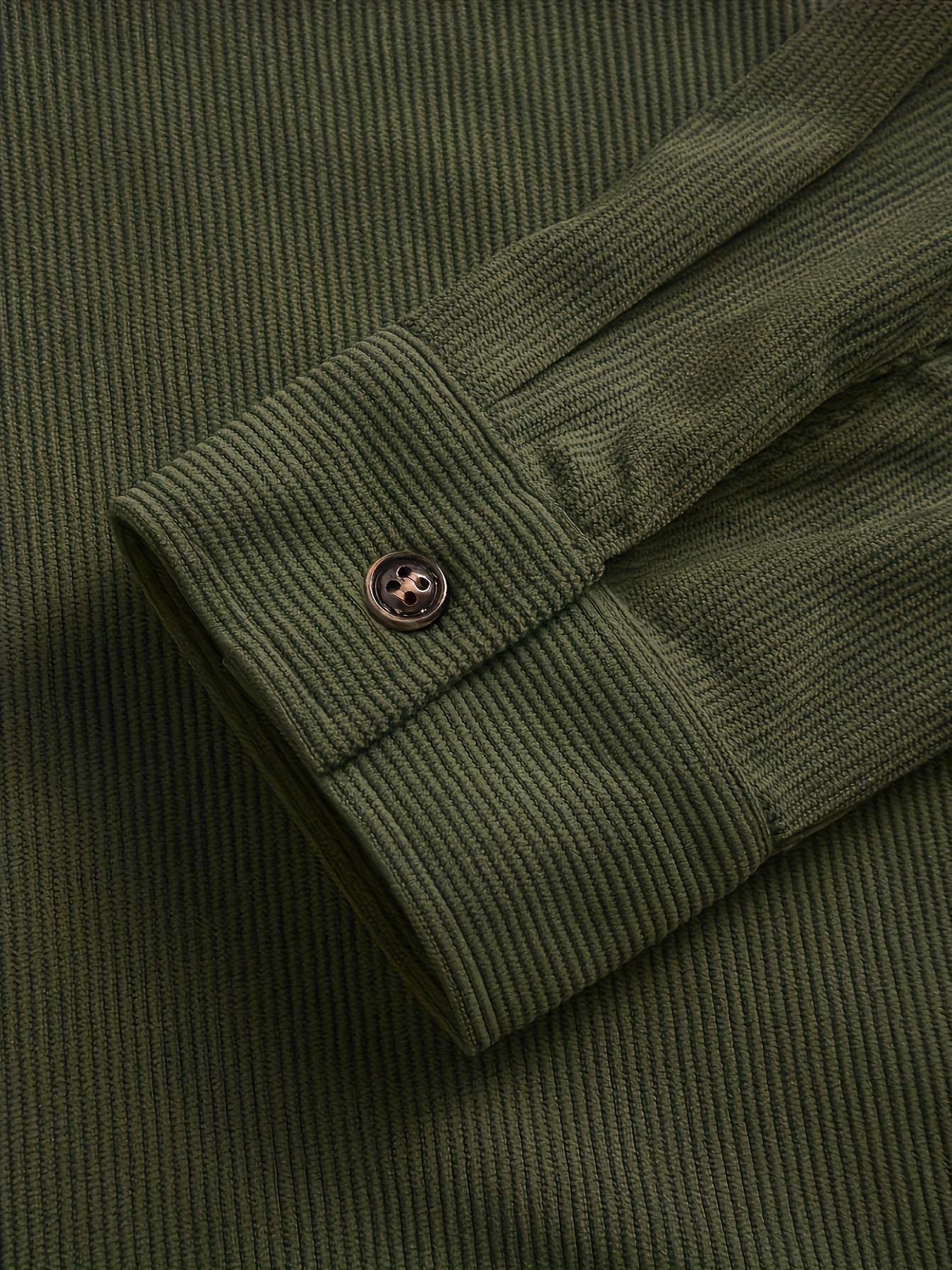 Classic textured cord everyday overshirt for men | Ellison -15