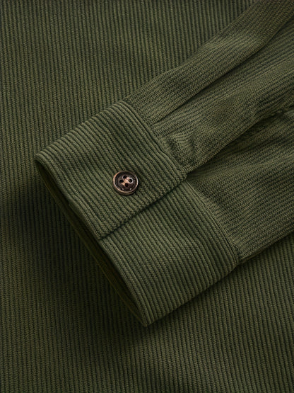 Classic textured cord everyday overshirt for men | Ellison -15