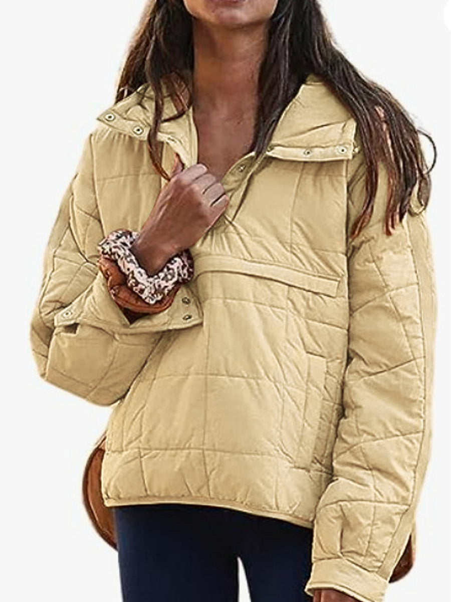 Oversized hooded pullover everyday hoodie for women | Farrell -8