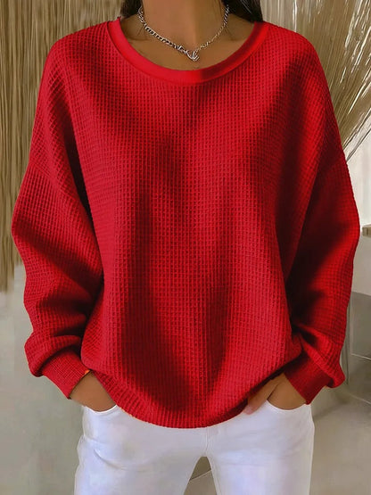 Classic relaxed everyday knit sweater for women | Nova -9