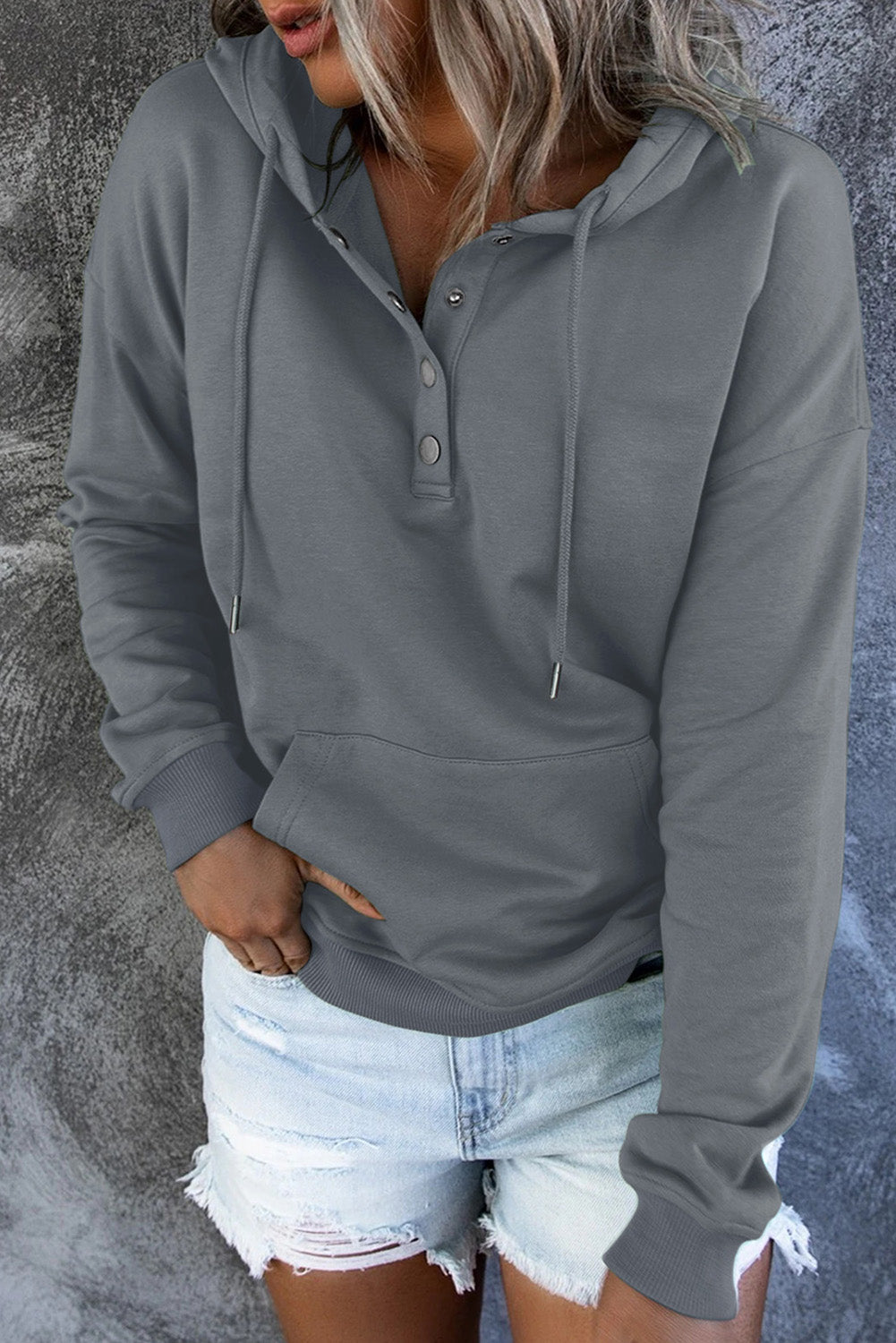 Cosy hooded jumper for women | Amara -17