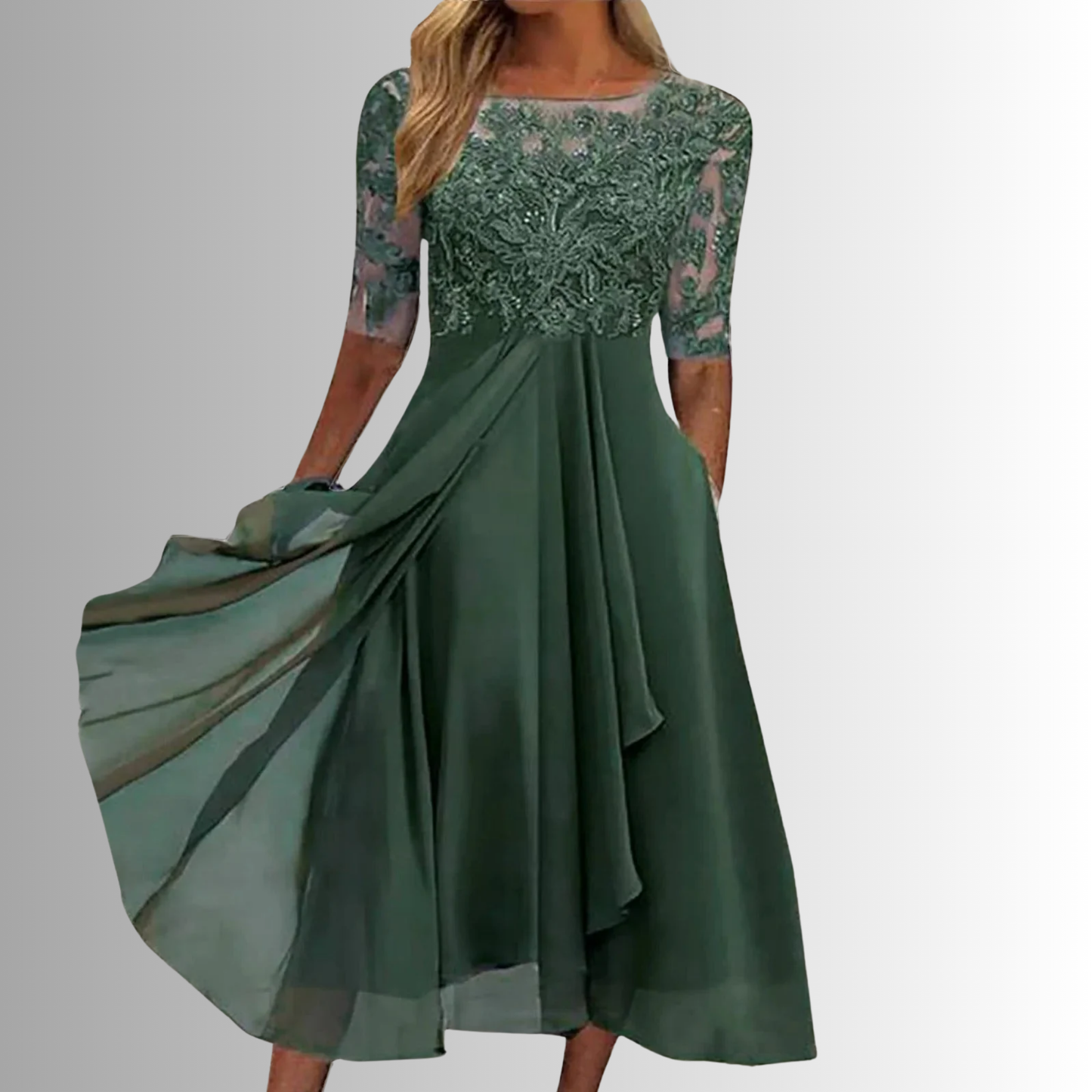 Elegant lace dress for women | Rhiana