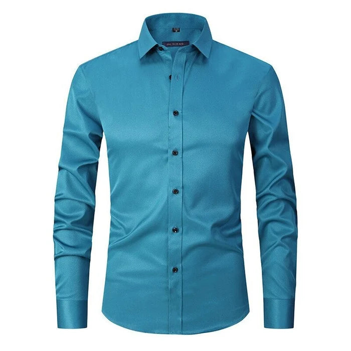 Aurelle Liam premium stretch button-up shirt for men