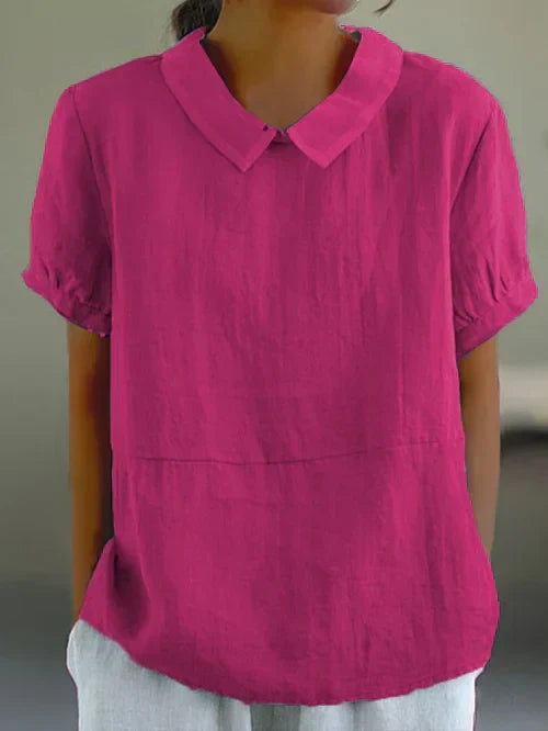 Elegant cotton shirt for women | Amalie -1