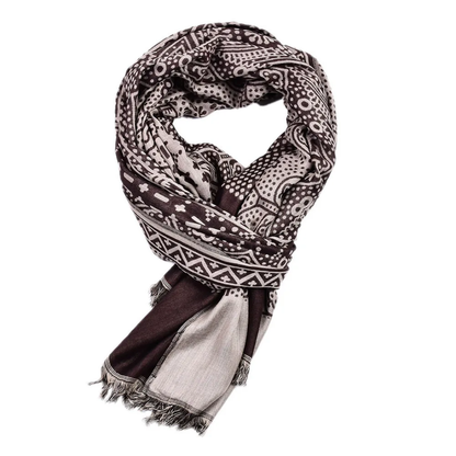 Classic cotton everyday scarf for men | Arnaud Paris -6