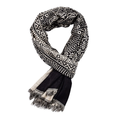 Classic cotton everyday scarf for men | Arnaud Paris -4