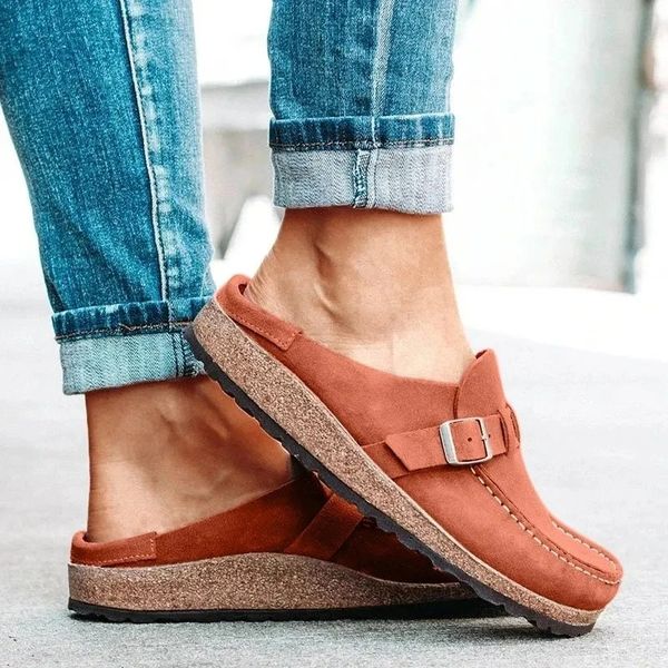 Comfort fit mules for women | Cushioned Support -2