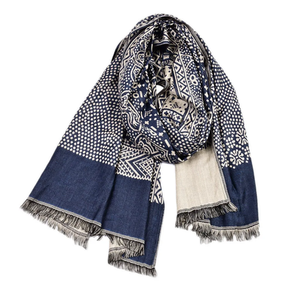 Classic cotton everyday scarf for men | Arnaud Paris -2
