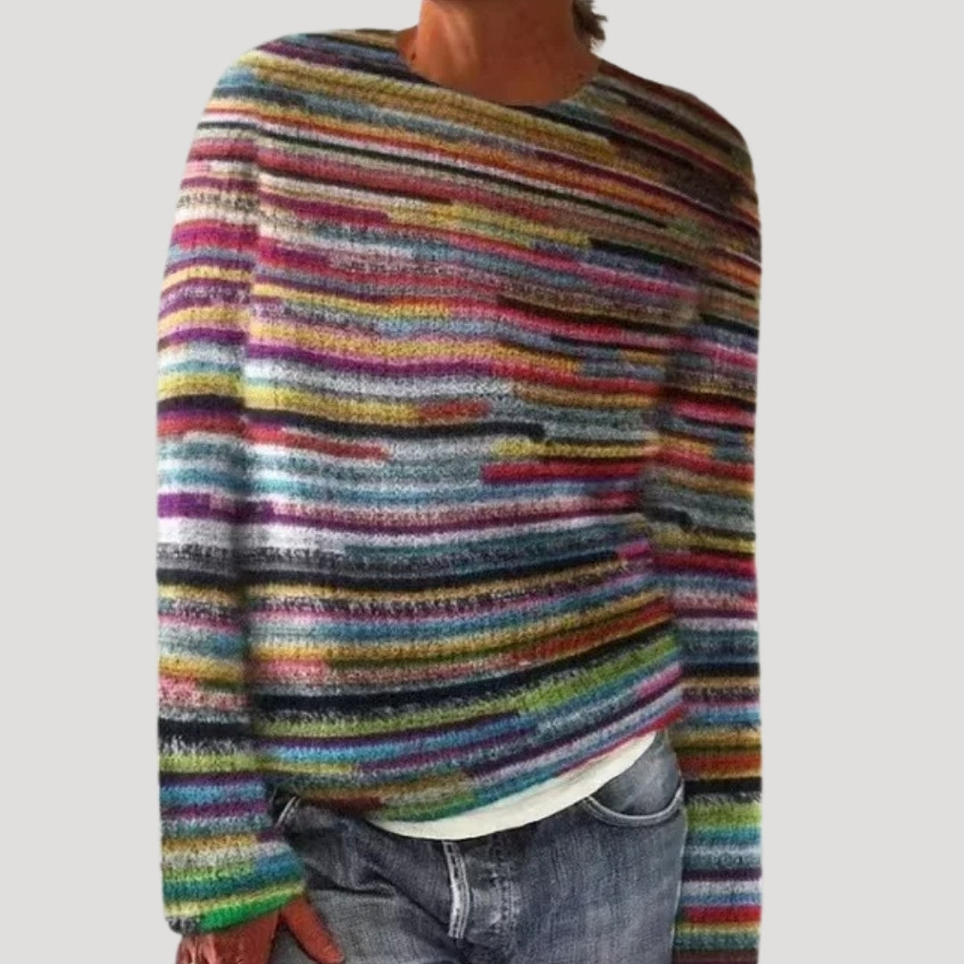 Patterned knitted winter sweater for women | Marielle