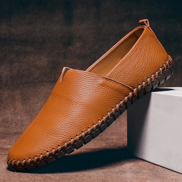 Classic leather everyday loafers for men | Verona -2