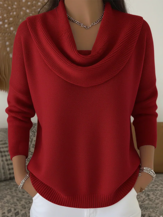 Jumper draped coupe fluide for women | Lyana -1
