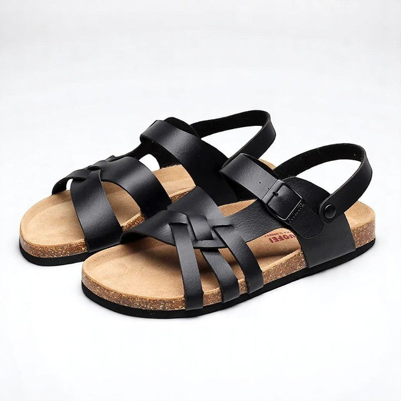 Classic comfort sandals with contoured footbed for men | Ottilie