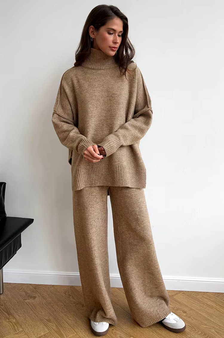 Ensemble luxe assorti winter co-ord set for women | Yelena -4